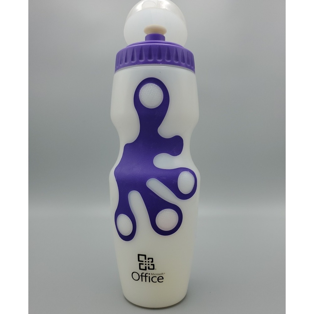 Microsoft Office Software Promo SWAG Water Bottle Vintage Computing Nostalgia‎